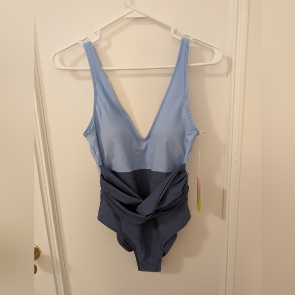 Summersalt The Twist Backflip One-piece Blue Swimsuit size 4 - Picture 4 of 11